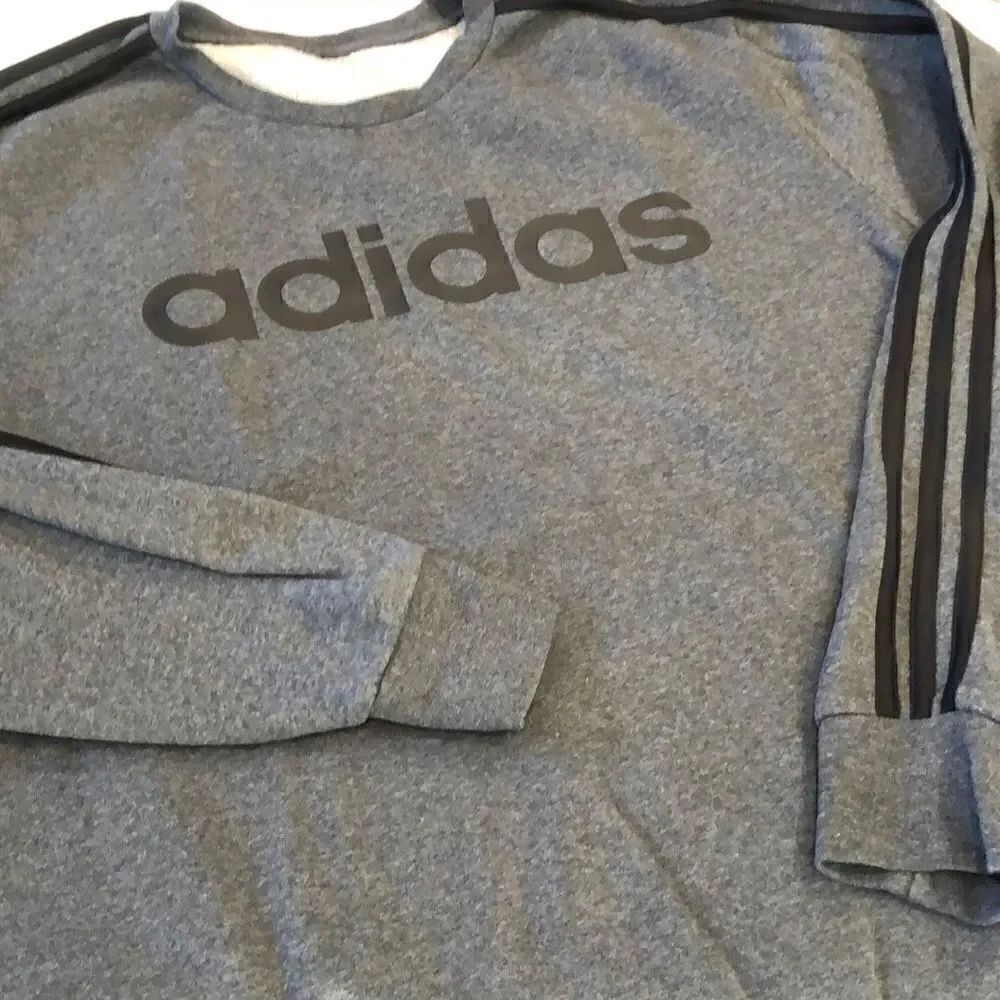 Adidas Sweatshirt 3 Stripe Arms Sz. L